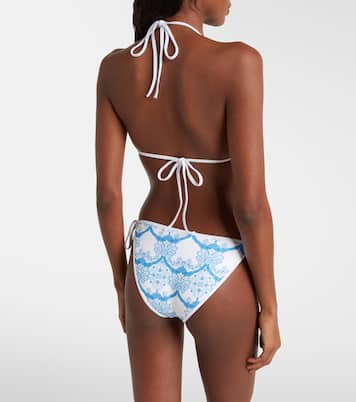 Malta printed bikini top | Melissa Odabash
