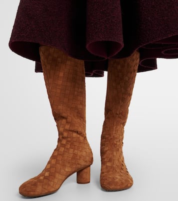 Stiefel Atomic aus Veloursleder | Bottega Veneta