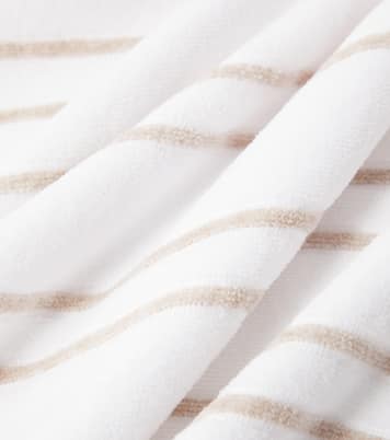 Striped cotton terry beach towel | Brunello Cucinelli