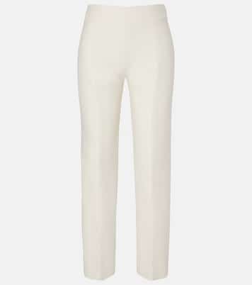 Wool and silk slim pants | Toteme