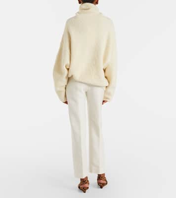 Wool and silk slim pants | Toteme