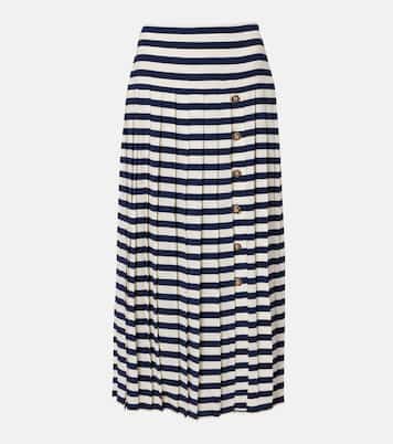 Lea striped midi skirt | Rixo