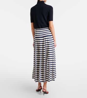 Lea striped midi skirt | Rixo