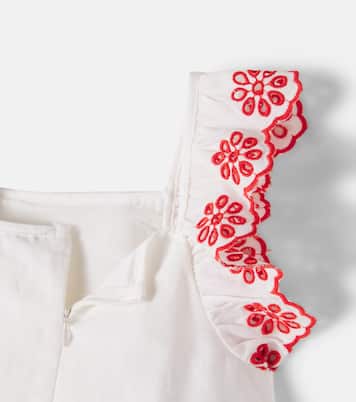 Kleid aus Leinen und Baumwolle | Stella McCartney Kids