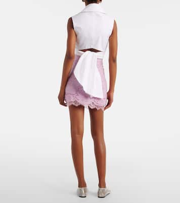 Minirock aus Spitze | Patou