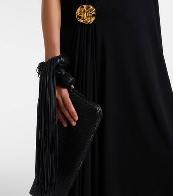 Serata Intrecciato leather clutch | Bottega Veneta