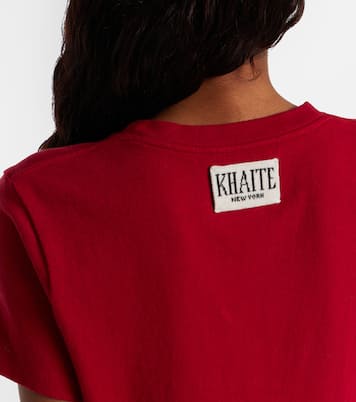 Emmylou cotton jersey T-shirt | Khaite