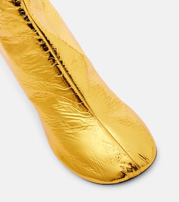 Glove metallic leather ankle boots | Proenza Schouler