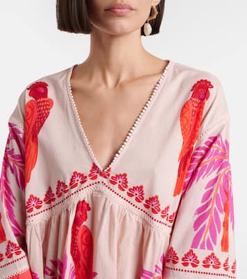 Bedrucktes Minikleid Mahault aus Baumwolle | Poupette St Barth