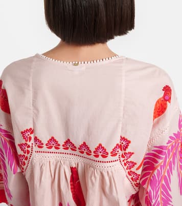 Bedrucktes Minikleid Mahault aus Baumwolle | Poupette St Barth