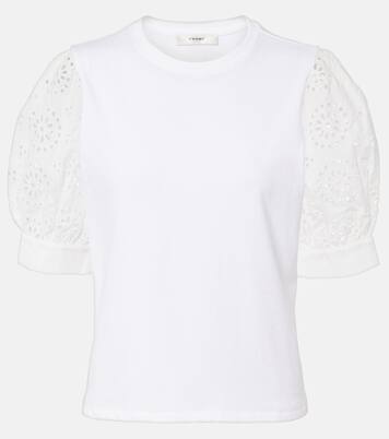 T-Shirt The Deco aus Baumwoll-Jersey | Frame