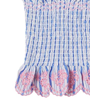 Besticktes Top Florentina aus Baumwolle | Louise Misha