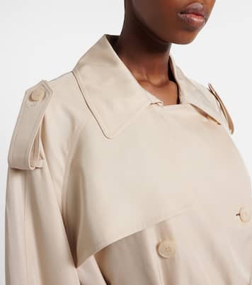 Veyron ovesized twill trench coat | The Frankie Shop