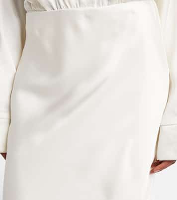Satin maxi skirt | Norma Kamali