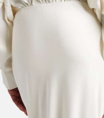 Satin maxi skirt | Norma Kamali