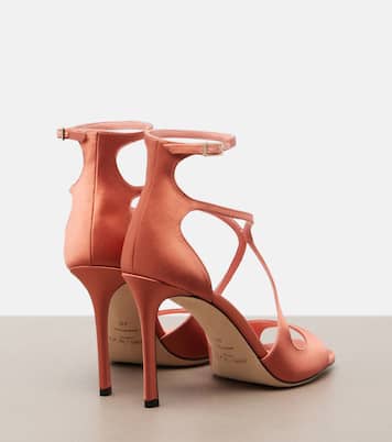 Sandalen Azia 95 aus Satin | Jimmy Choo
