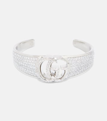 GG Marmont embellished cuff bracelet | Gucci
