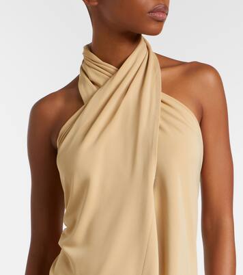 Halterneck jersey top | Toteme