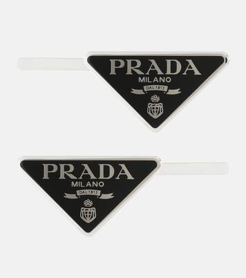 Set de 2 horquillas con logo | Prada