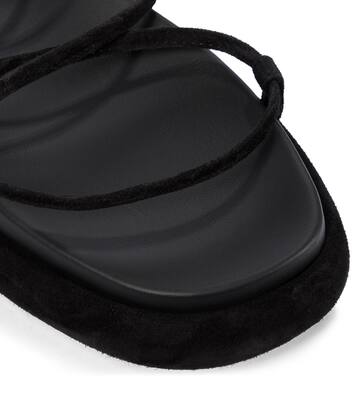 صندل من الجلد السويدي Alba | Khaite