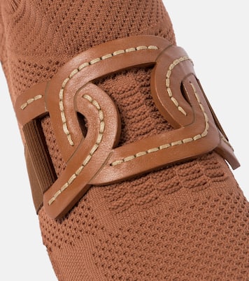 Sneakers Kate aus Strick mit Leder | Tod's