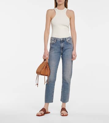 High-Rise Straight Jeans Isabelle | AG Jeans