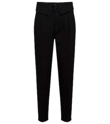 High-Rise Straight Jeans Fold Over | J Brand