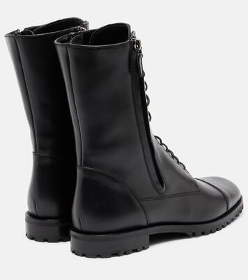 Lugata leather combat boots | Manolo Blahnik