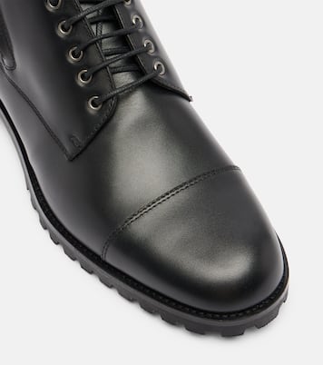 Lugata leather combat boots | Manolo Blahnik