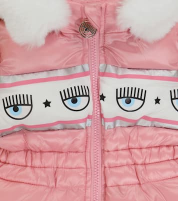 X Chiara Ferragni Baby Bedruckter Schneeanzug | Monnalisa