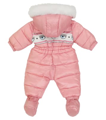 X Chiara Ferragni Baby Bedruckter Schneeanzug | Monnalisa