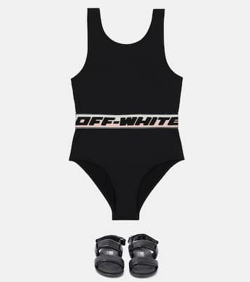 Logo swimsuit | Off-White Kids