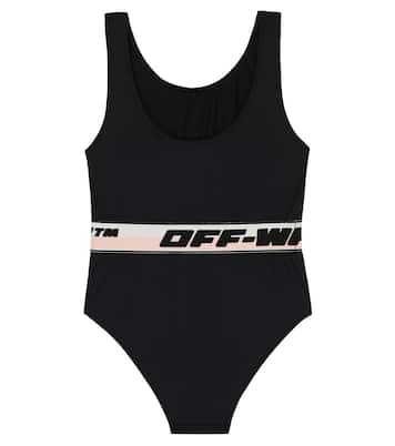 Logo swimsuit | Off-White Kids