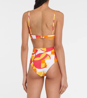 Haut de bikini Sorrento imprimé | Rebecca Vallance