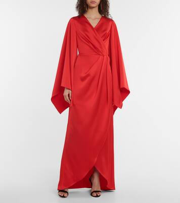 Robe aus Satin | Rasario