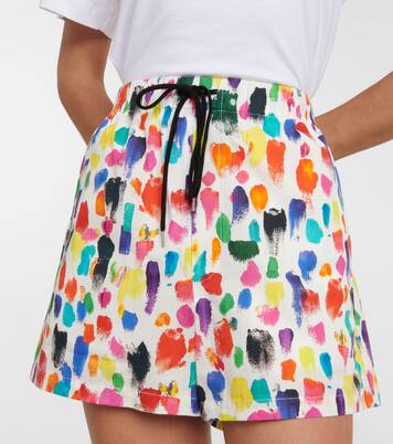 Bedruckte Shorts aus Baumwolle | Christopher Kane
