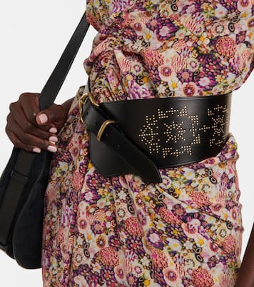 Robe Celina en soie mélangée à fleurs | Isabel Marant