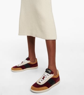 Sneakers Tabs aus Samt | Tod's