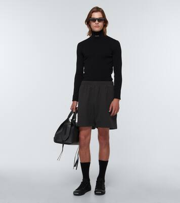 Printed cotton jersey shorts | Balenciaga