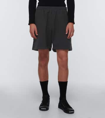 Printed cotton jersey shorts | Balenciaga