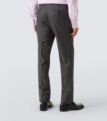Traje de lana con raya diplomática | Zegna