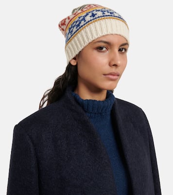 Bernina jacquard cashmere beanie | Loro Piana