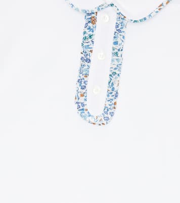 Cotton piqué polo dress | Il Gufo