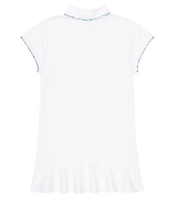Cotton piqué polo dress | Il Gufo