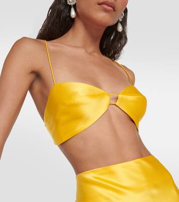 Bralette aus Seidensatin | The Sei