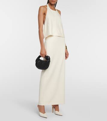 Halterneck wool top | Wardrobe.NYC