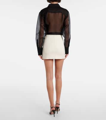 Minirock aus Schurwolle | Wardrobe.NYC