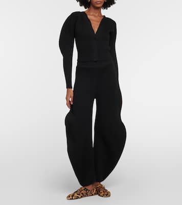 Leopard-print ballet flats | Alaïa