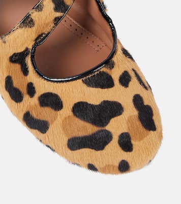 Leopard-print ballet flats | Alaïa