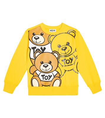 Sweat-shirt imprimé en coton | Moschino Kids